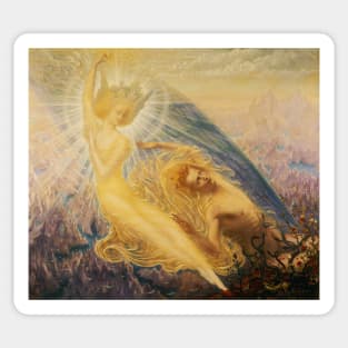 Angel of Splendors - Jean Delville Sticker